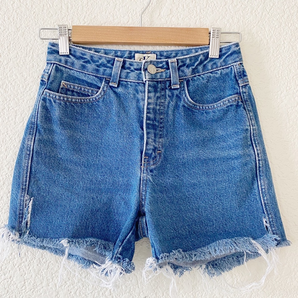 Vintage Calvin Klein cut off shorts. High wasted
